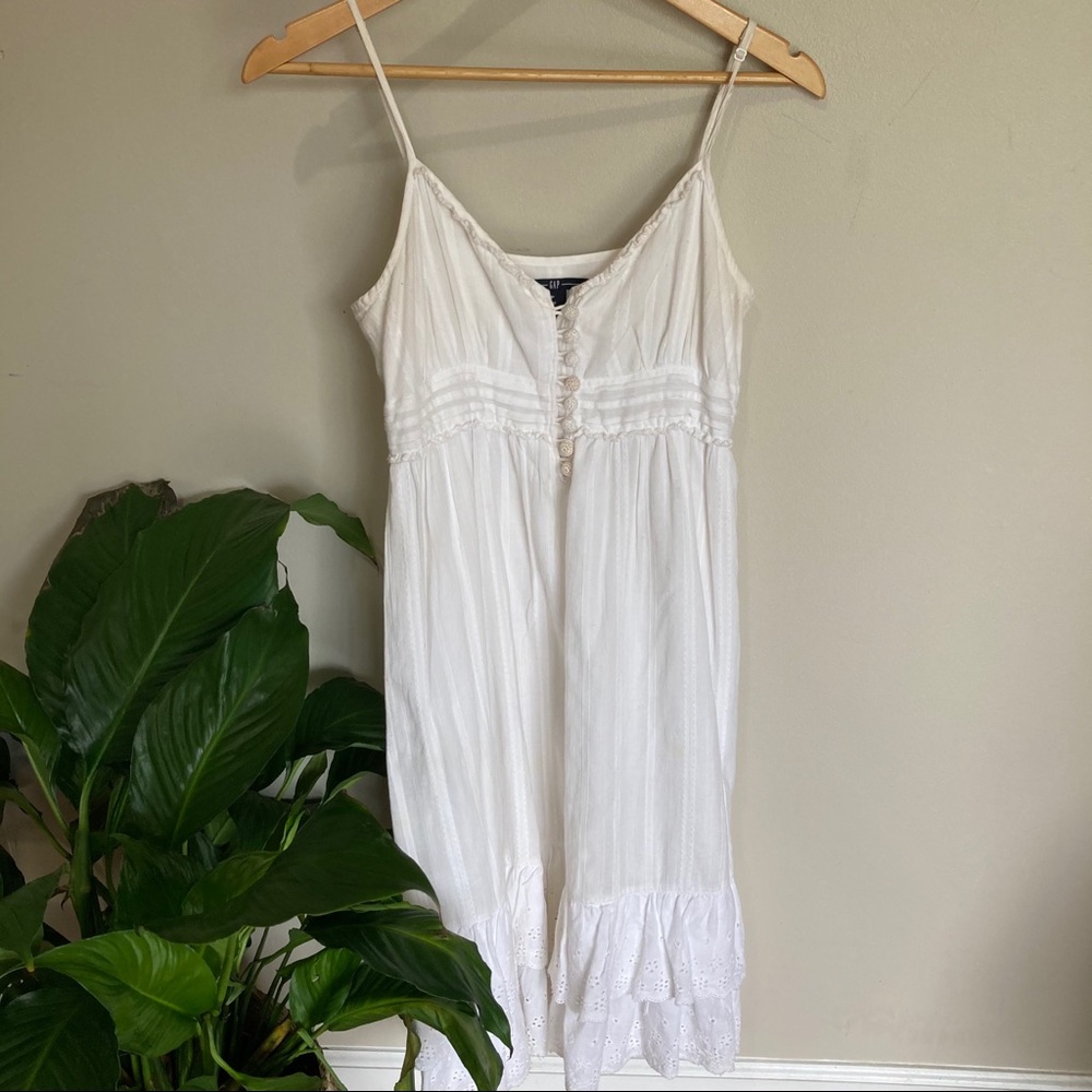 Gap White Dress